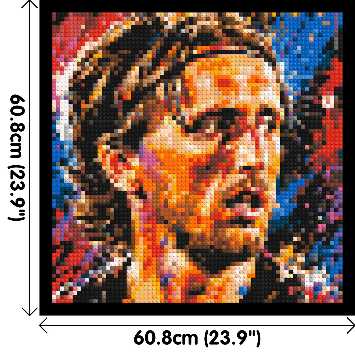 Luka Modrić Urban Pop - Brick Art Mosaic Kit 3x3 large