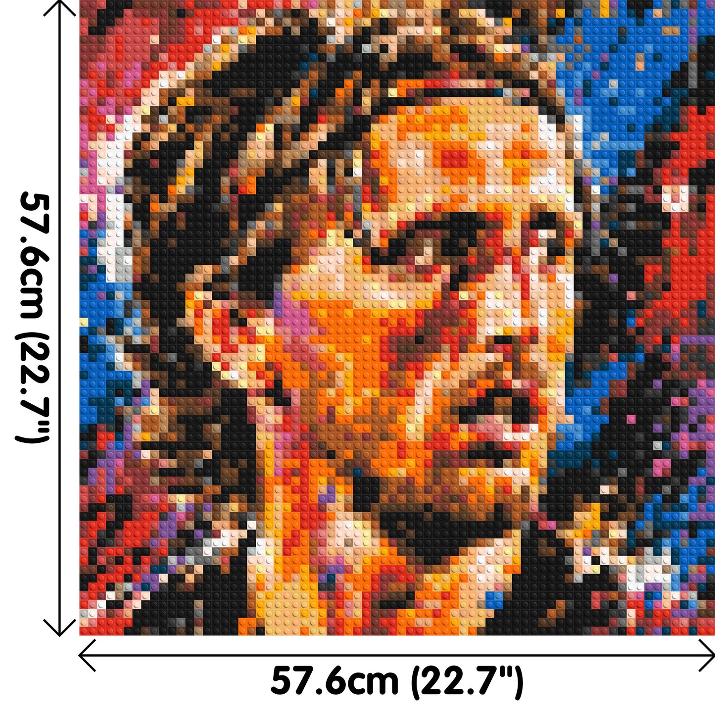 Luka Modrić Urban Pop - Brick Art Mosaic Kit 3x3 large