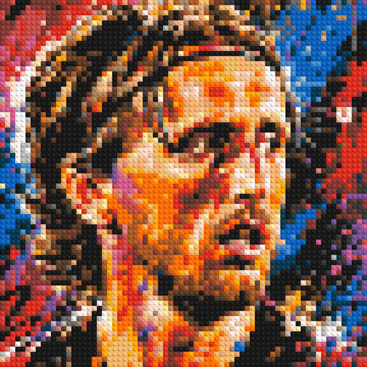 Luka Modrić Urban Pop - Brick Art Mosaic Kit 3x3 large