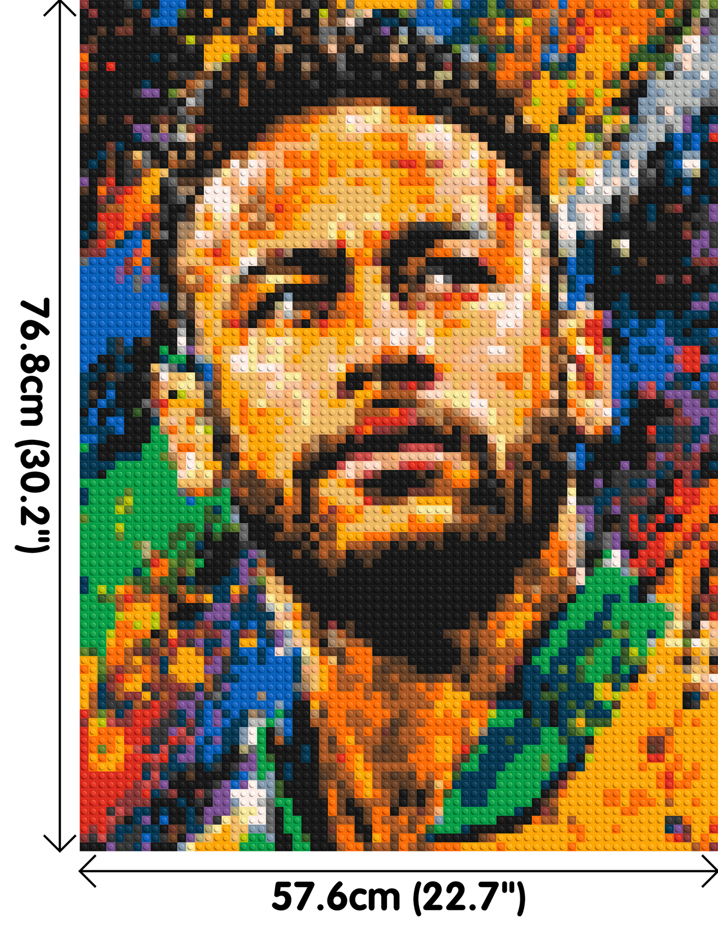 Neymar Urban Pop - Brick Art Mosaic Kit 3x4 large