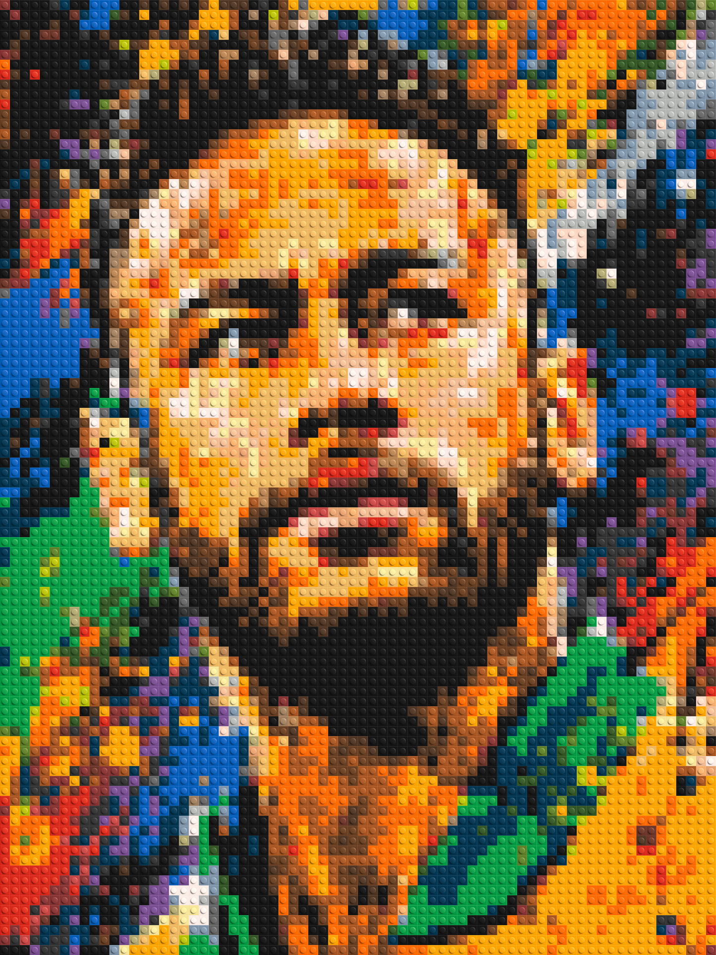 Neymar Urban Pop - Brick Art Mosaic Kit 3x4 large