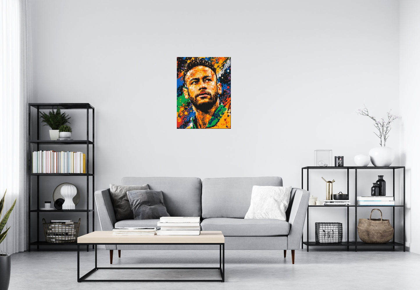 Neymar Urban Pop - Brick Art Mosaic Kit 3x4 large