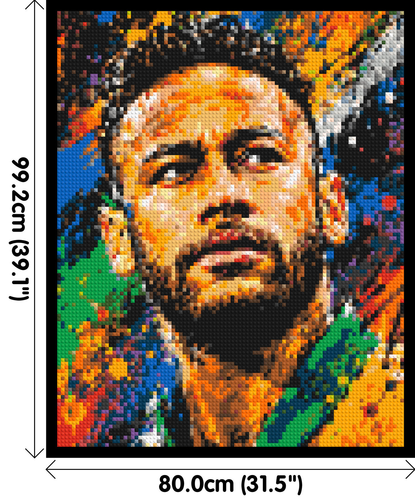 Neymar Urban Pop - Brick Art Mosaic Kit 4x5 large