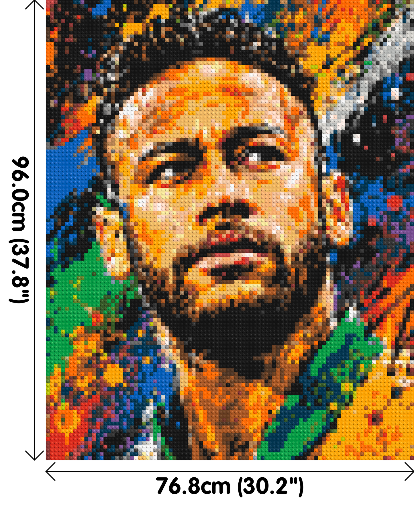 Neymar Urban Pop - Brick Art Mosaic Kit 4x5 large