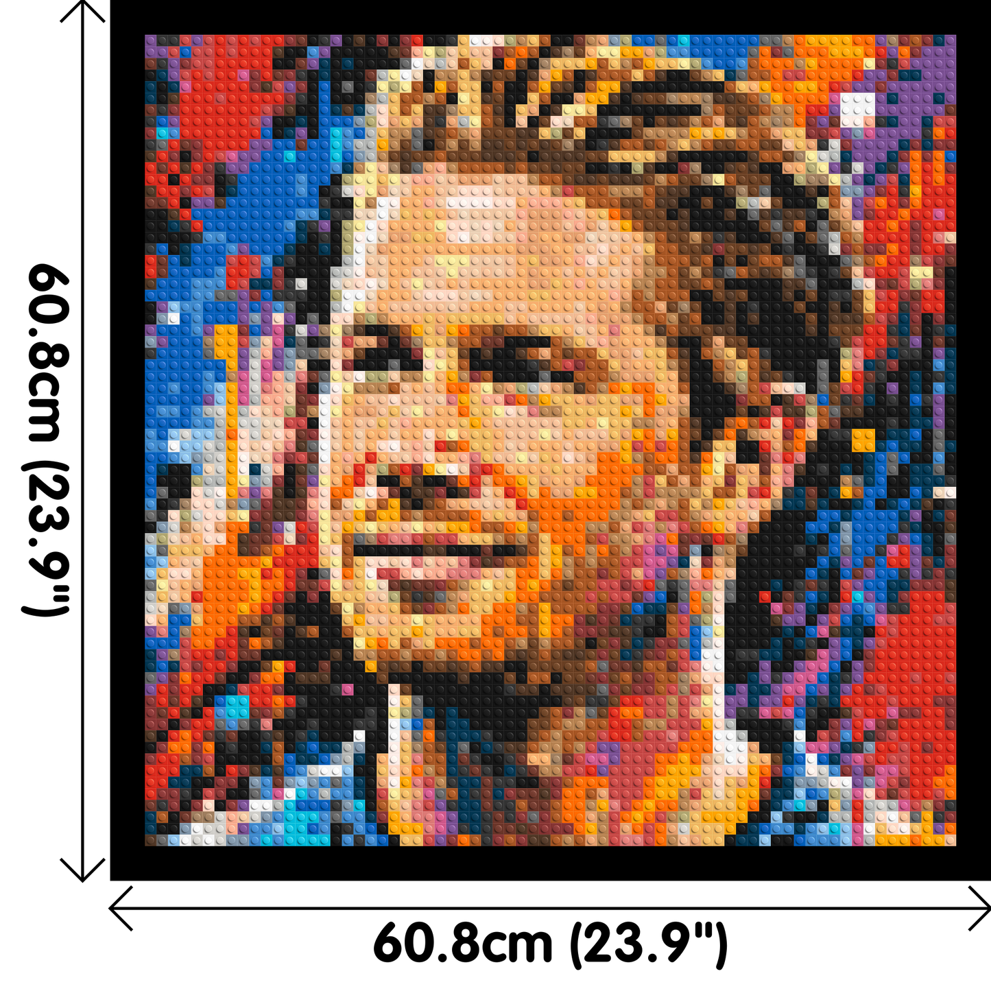 Kevin De Bruyne Urban Pop - Brick Art Mosaic Kit 3x3 large