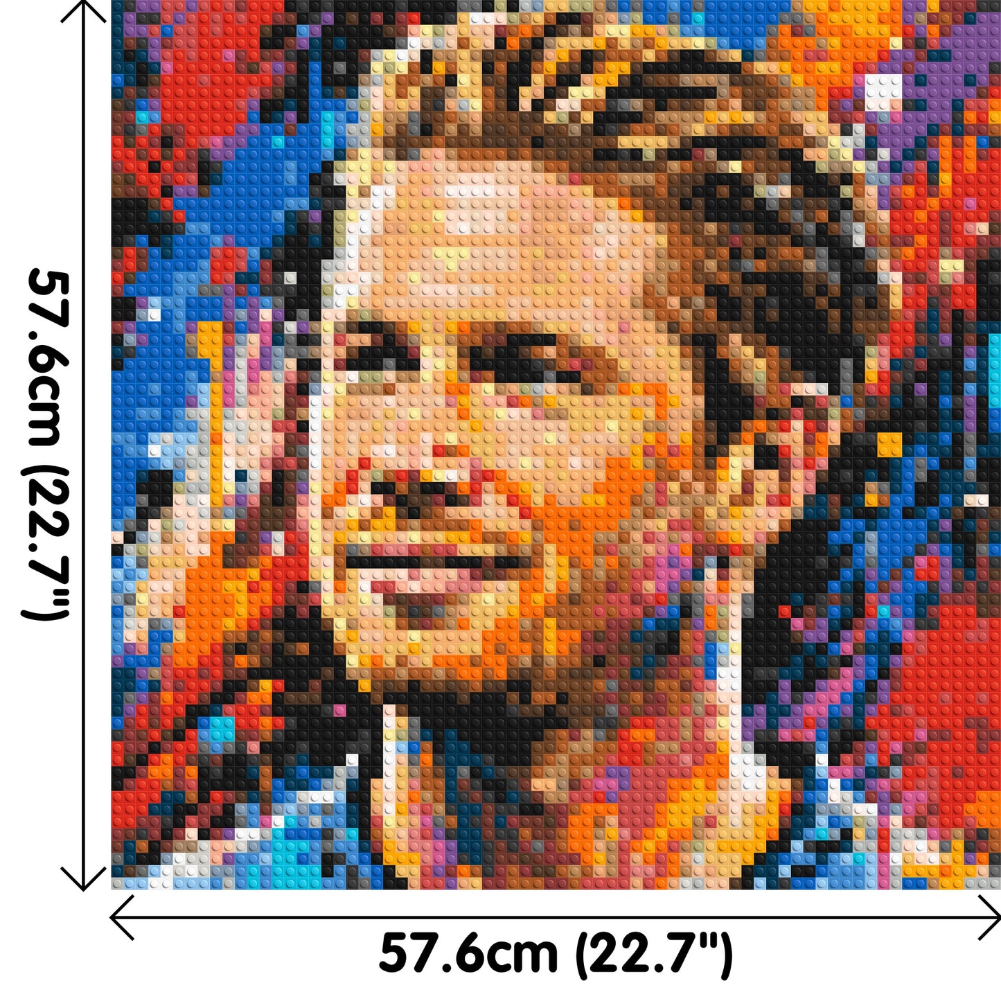 Kevin De Bruyne Urban Pop - Brick Art Mosaic Kit 3x3 large