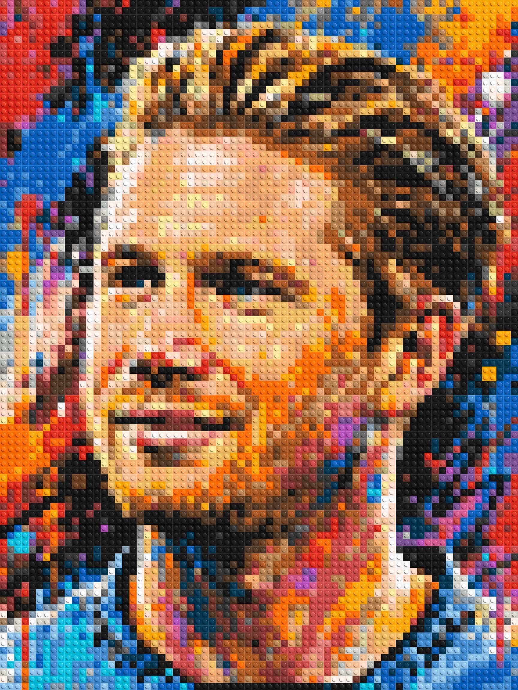 Kevin De Bruyne Urban Pop - Brick Art Mosaic Kit 3x4 large