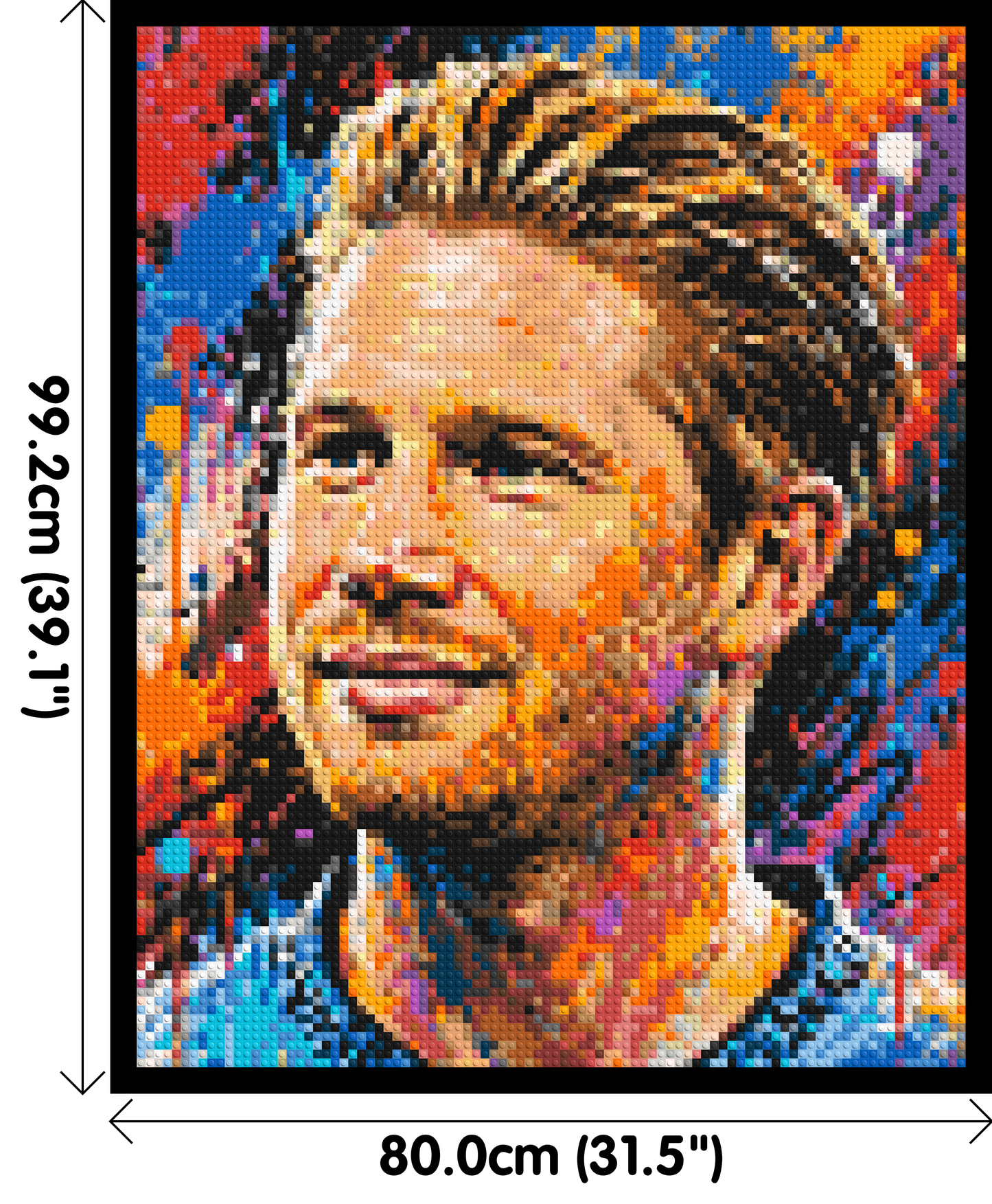Kevin De Bruyne Urban Pop - Brick Art Mosaic Kit 4x5 large