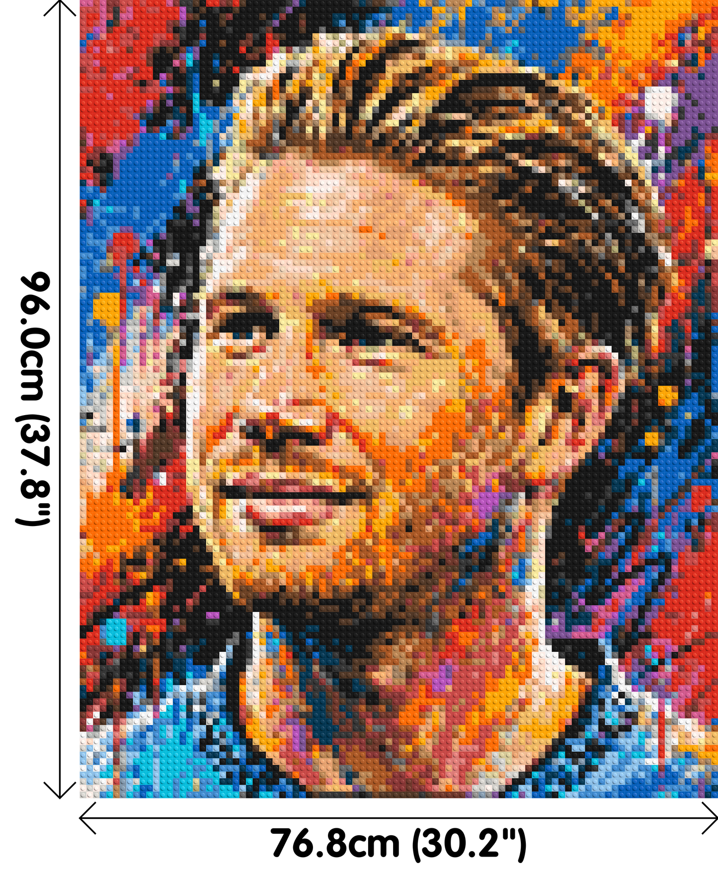 Kevin De Bruyne Urban Pop - Brick Art Mosaic Kit 4x5 large