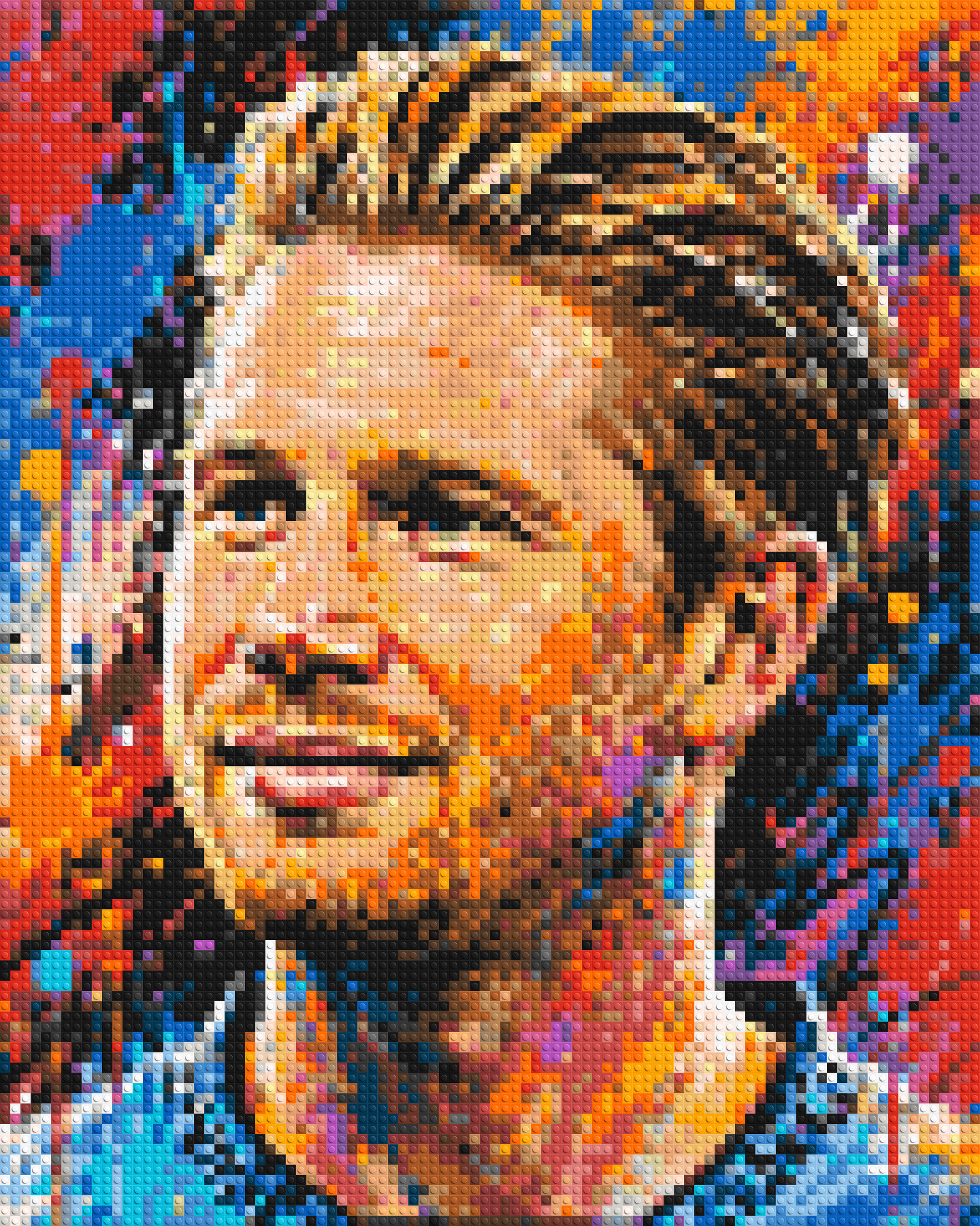Kevin De Bruyne Urban Pop - Brick Art Mosaic Kit 4x5 large