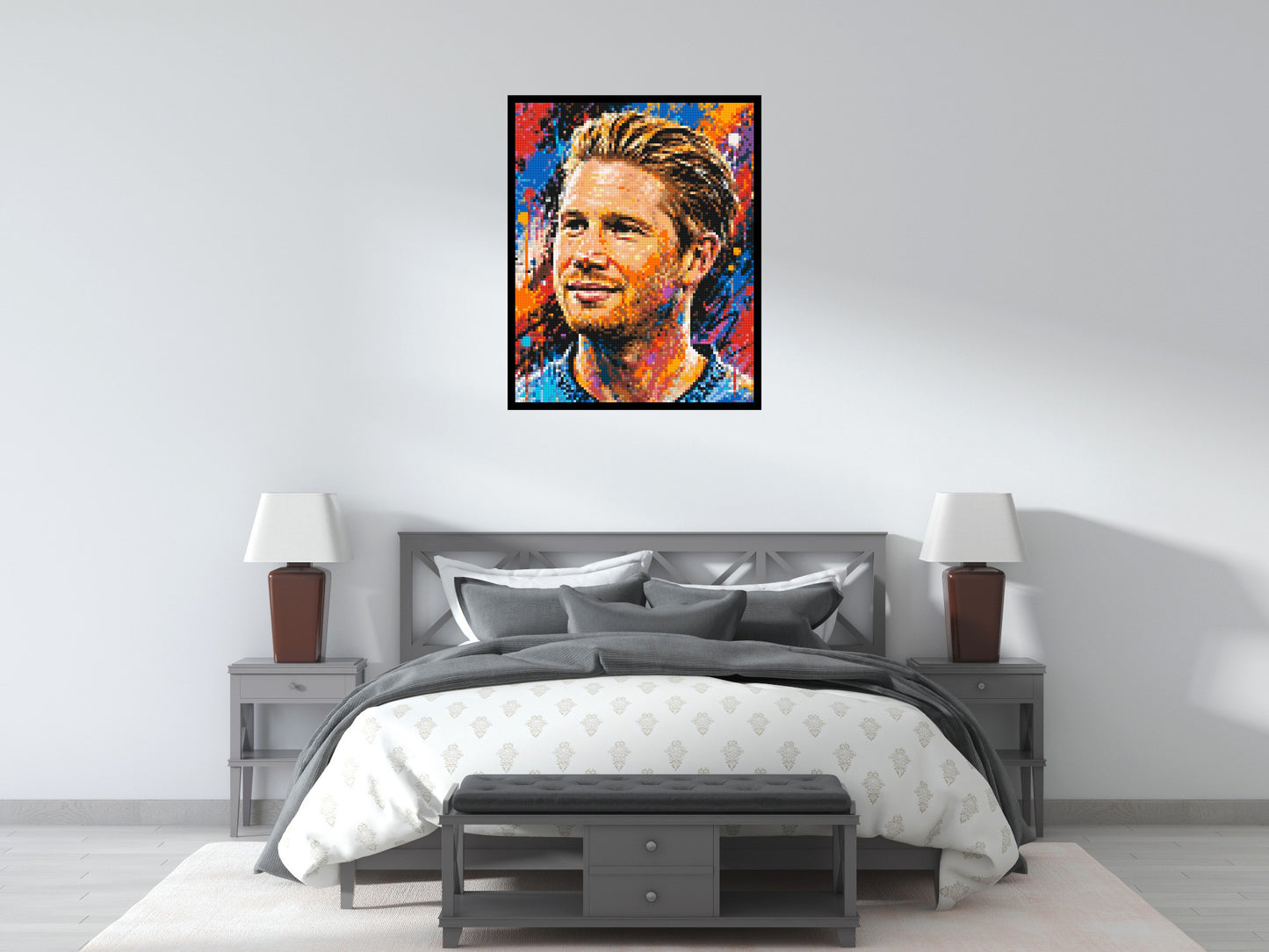Kevin De Bruyne Urban Pop - Brick Art Mosaic Kit 4x5 large
