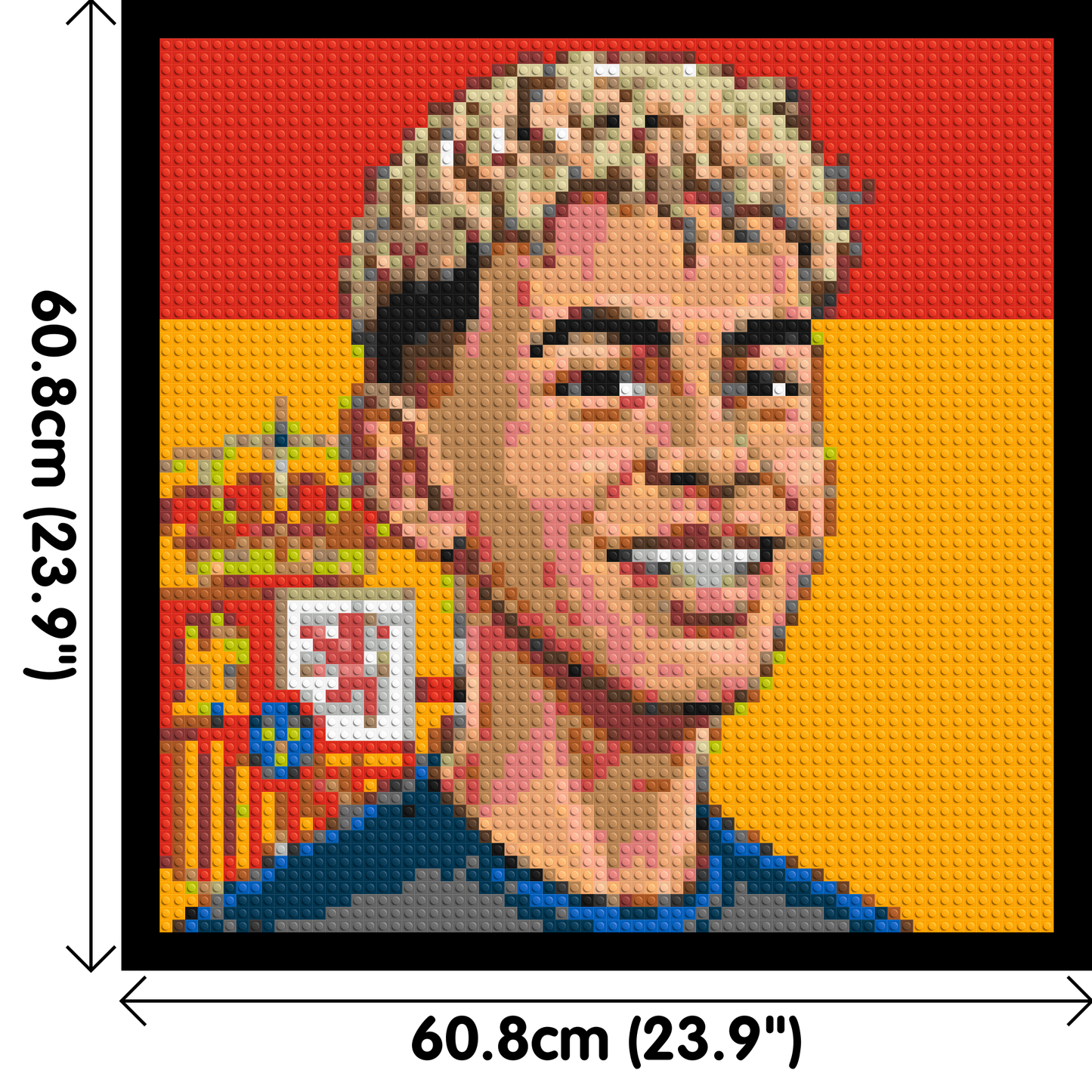 Lamine Yamal Caricature - Brick Art Mosaic Kit 3x3 large