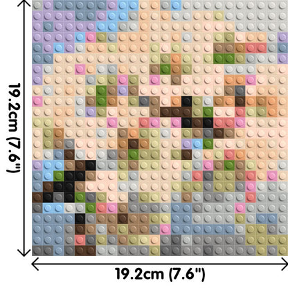 Cherry Blossom – A Moment of Fleeting Light by Joséphine Machalani - Brick Art Mosaic Kit 1x1 large