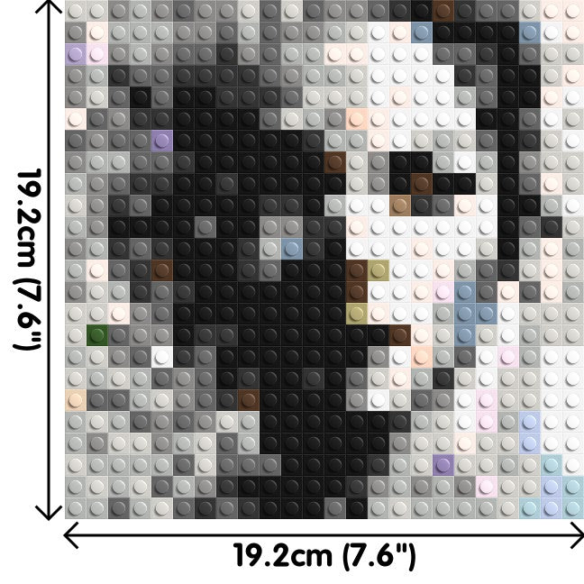 Evaporation – Between Presence and Disappearance by Joséphine Machalani - Brick Art Mosaic Kit 1x1 dimensions