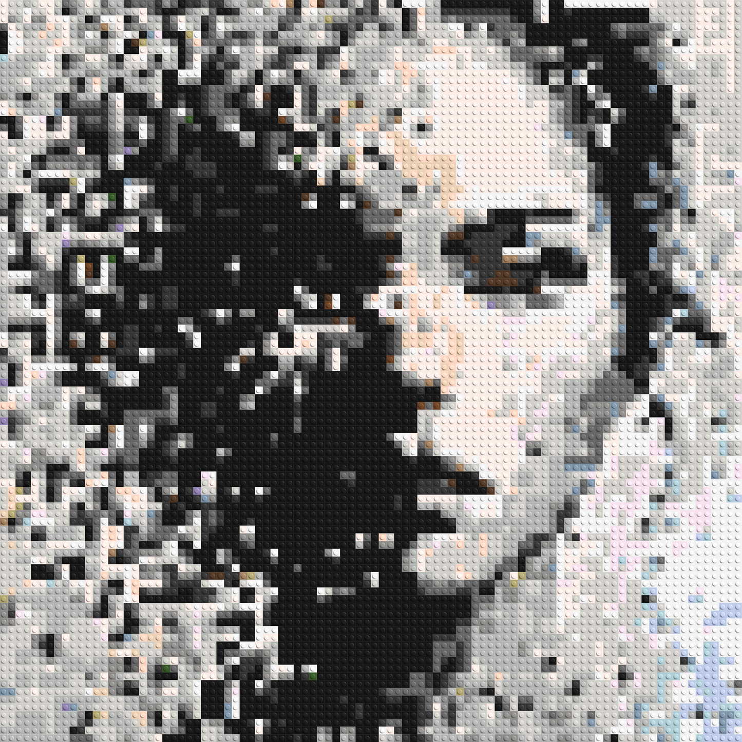 Evaporation – Between Presence and Disappearance by Joséphine Machalani - Brick Art Mosaic Kit 4x4 large