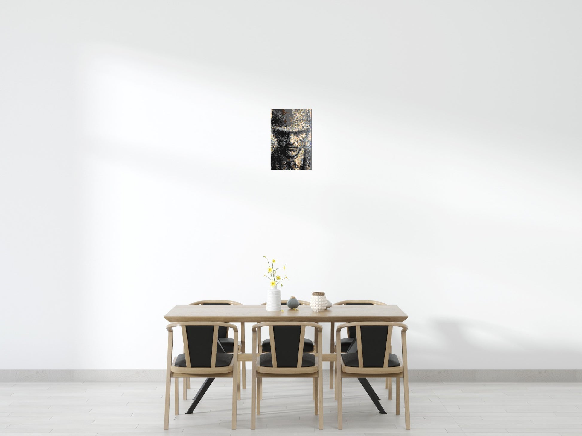 Incognito – A Presence Hidden in Plain Sight by Joséphine Machalani - Brick Art Mosaic Kit 2x3 scene