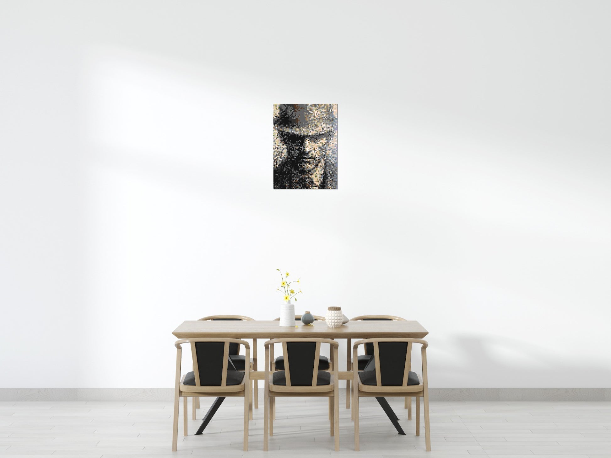 Incognito – A Presence Hidden in Plain Sight by Joséphine Machalani - Brick Art Mosaic Kit 3x4 scene