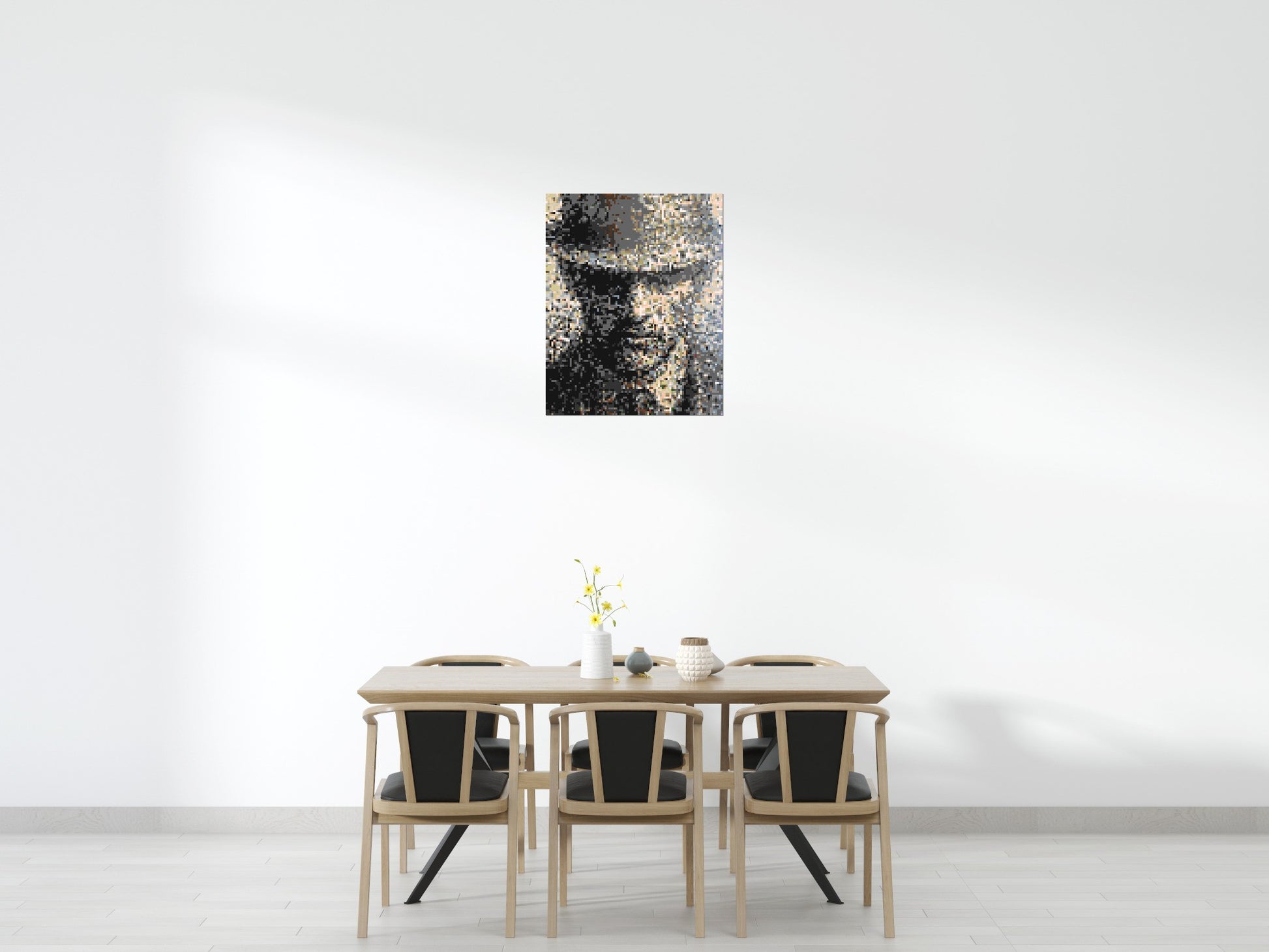 Incognito – A Presence Hidden in Plain Sight by Joséphine Machalani - Brick Art Mosaic Kit 4x5 scene
