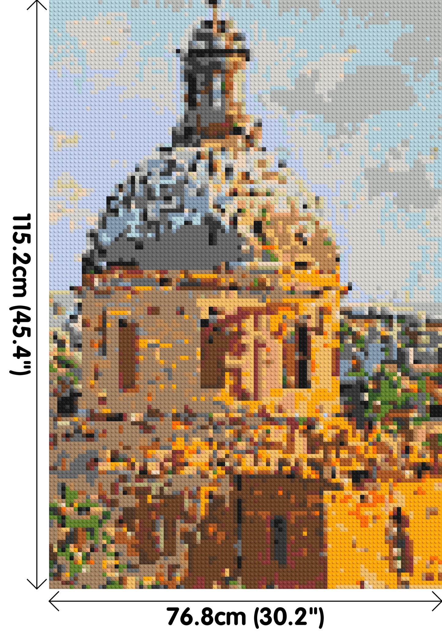 Toulouse by Joséphine Machalani - Brick Art Mosaic Kit 4x6 large