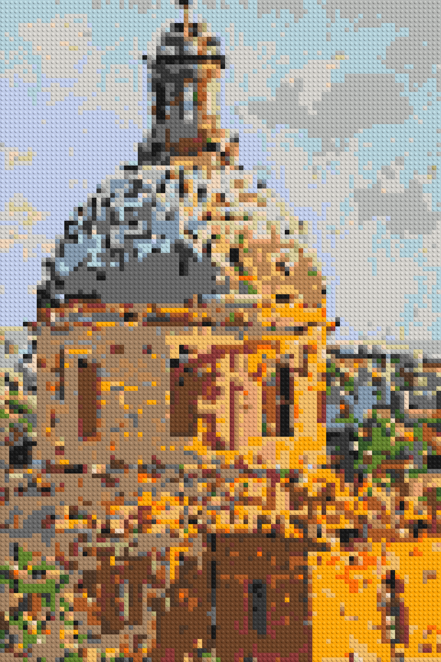 Toulouse by Joséphine Machalani - Brick Art Mosaic Kit 4x6 large