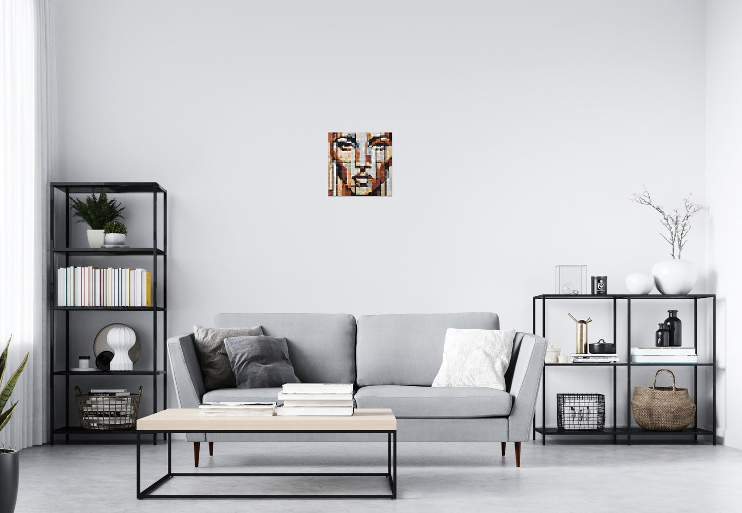 Vogue – A Portrait Shaped by Style by Joséphine Machalani - Brick Art Mosaic Kit 2x2 large