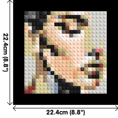 Serenity – A Quiet Breath of Light by Joséphine Machalani - Brick Art Mosaic Kit 1x1 large