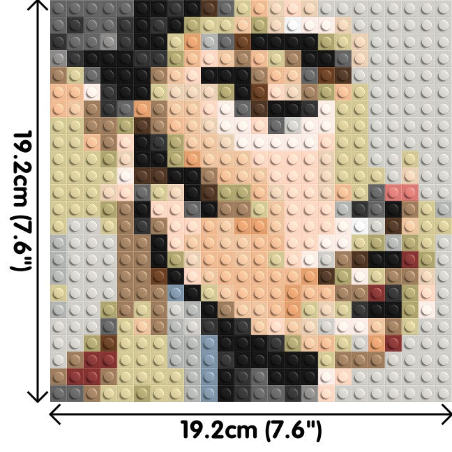 Serenity – A Quiet Breath of Light by Joséphine Machalani - Brick Art Mosaic Kit 1x1 large