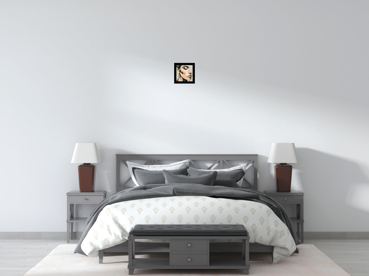 Serenity – A Quiet Breath of Light by Joséphine Machalani - Brick Art Mosaic Kit 1x1 large