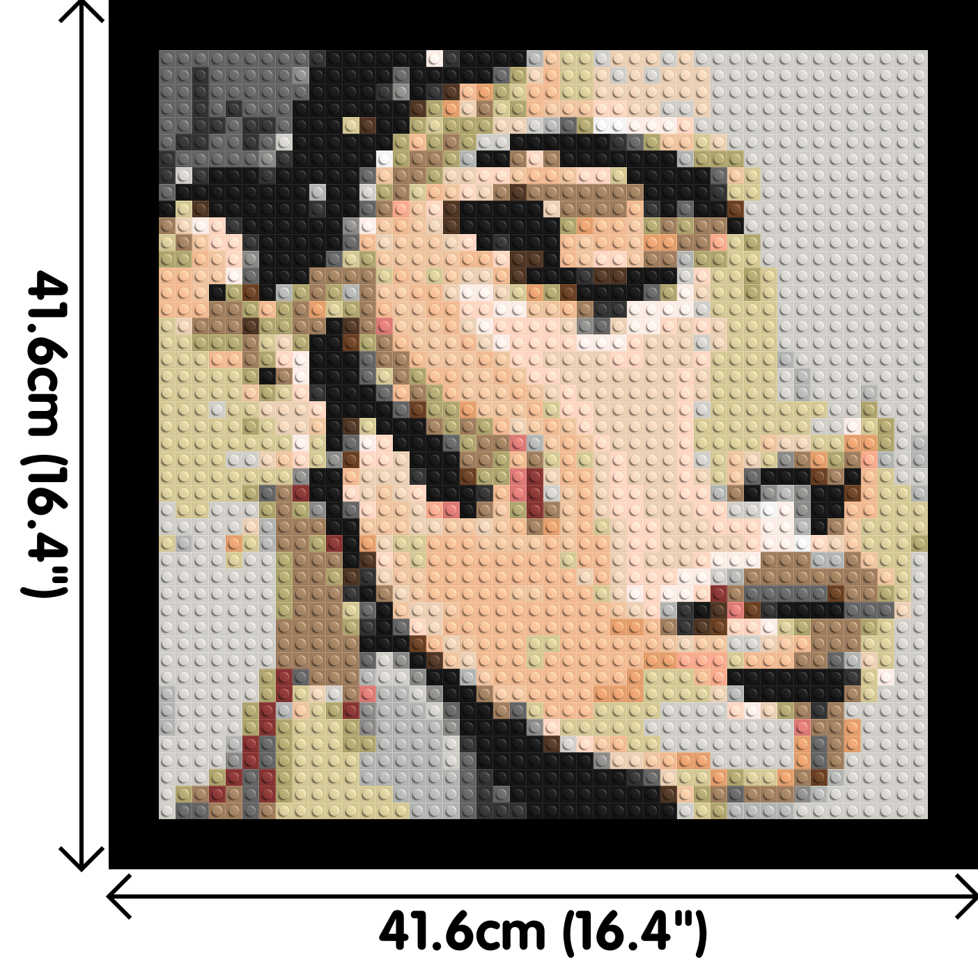 Serenity – A Quiet Breath of Light by Joséphine Machalani - Brick Art Mosaic Kit 2x2 large