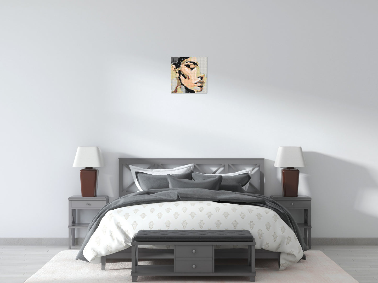 Serenity – A Quiet Breath of Light by Joséphine Machalani - Brick Art Mosaic Kit 2x2 large