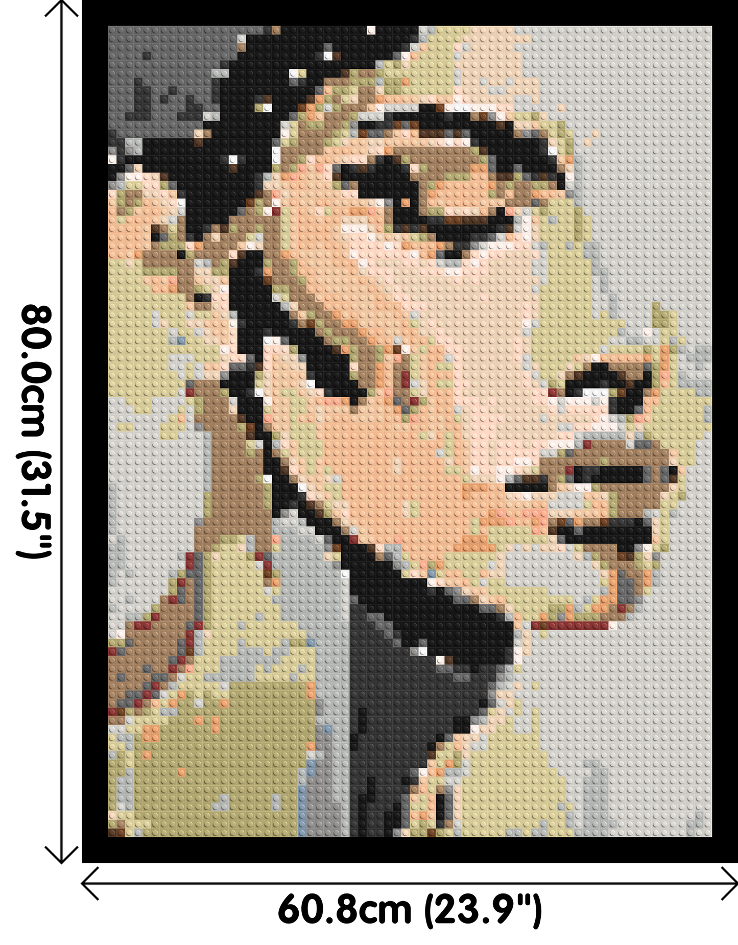 Serenity – A Quiet Breath of Light by Joséphine Machalani - Brick Art Mosaic Kit 3x4 large