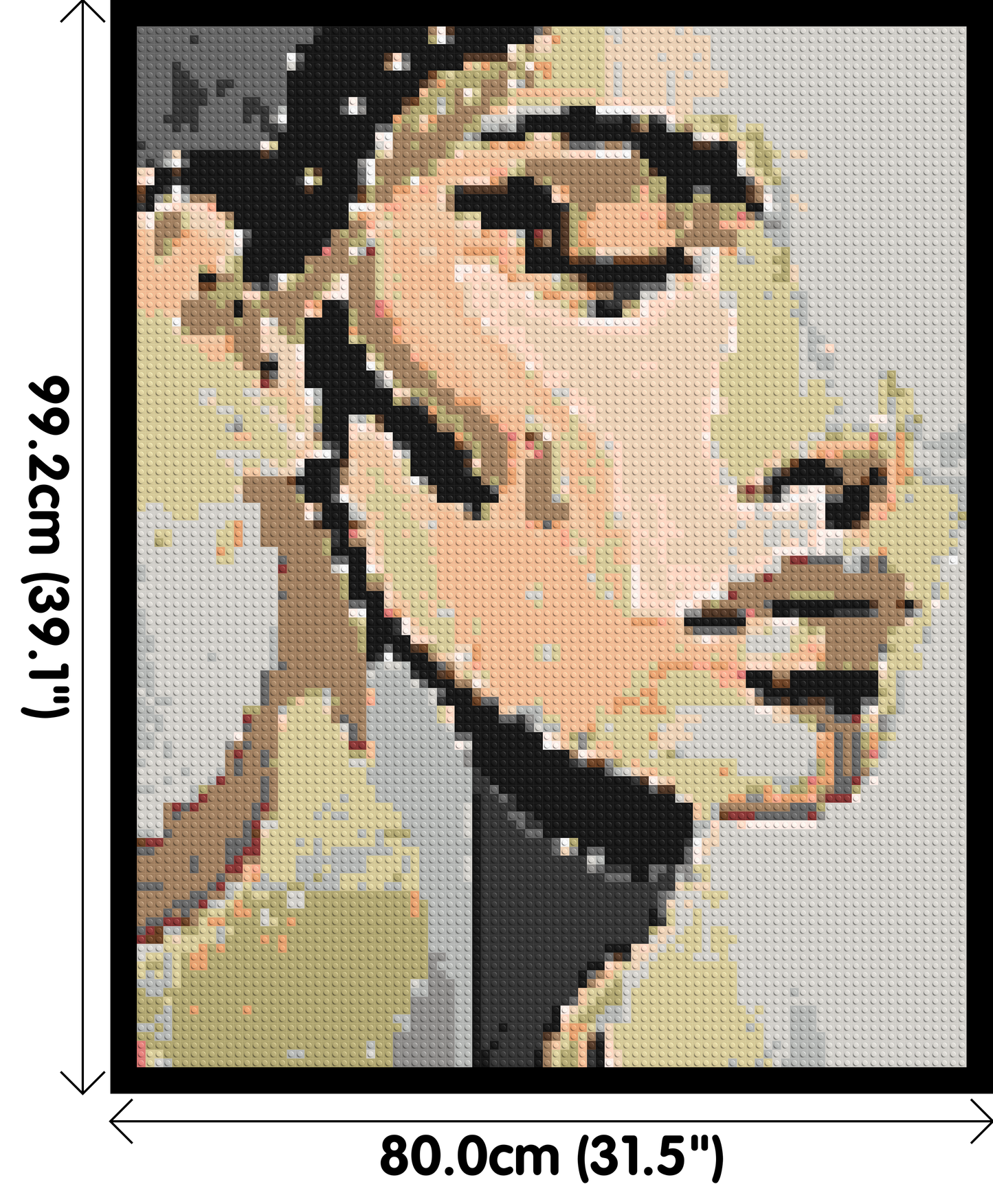 Serenity – A Quiet Breath of Light by Joséphine Machalani - Brick Art Mosaic Kit 4x5 large