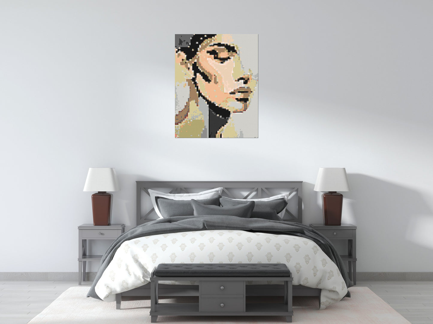 Serenity – A Quiet Breath of Light by Joséphine Machalani - Brick Art Mosaic Kit 4x5 large