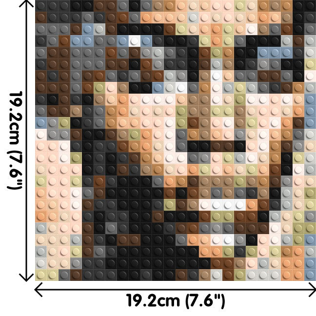 Ferocity – The Pulse of Untamed Energy by Joséphine Machalani - Brick Art Mosaic Kit 1x1 large