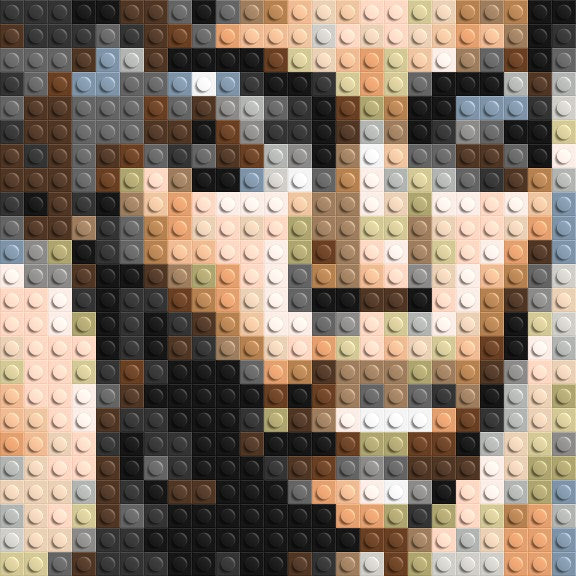 Ferocity – The Pulse of Untamed Energy by Joséphine Machalani - Brick Art Mosaic Kit 1x1 large