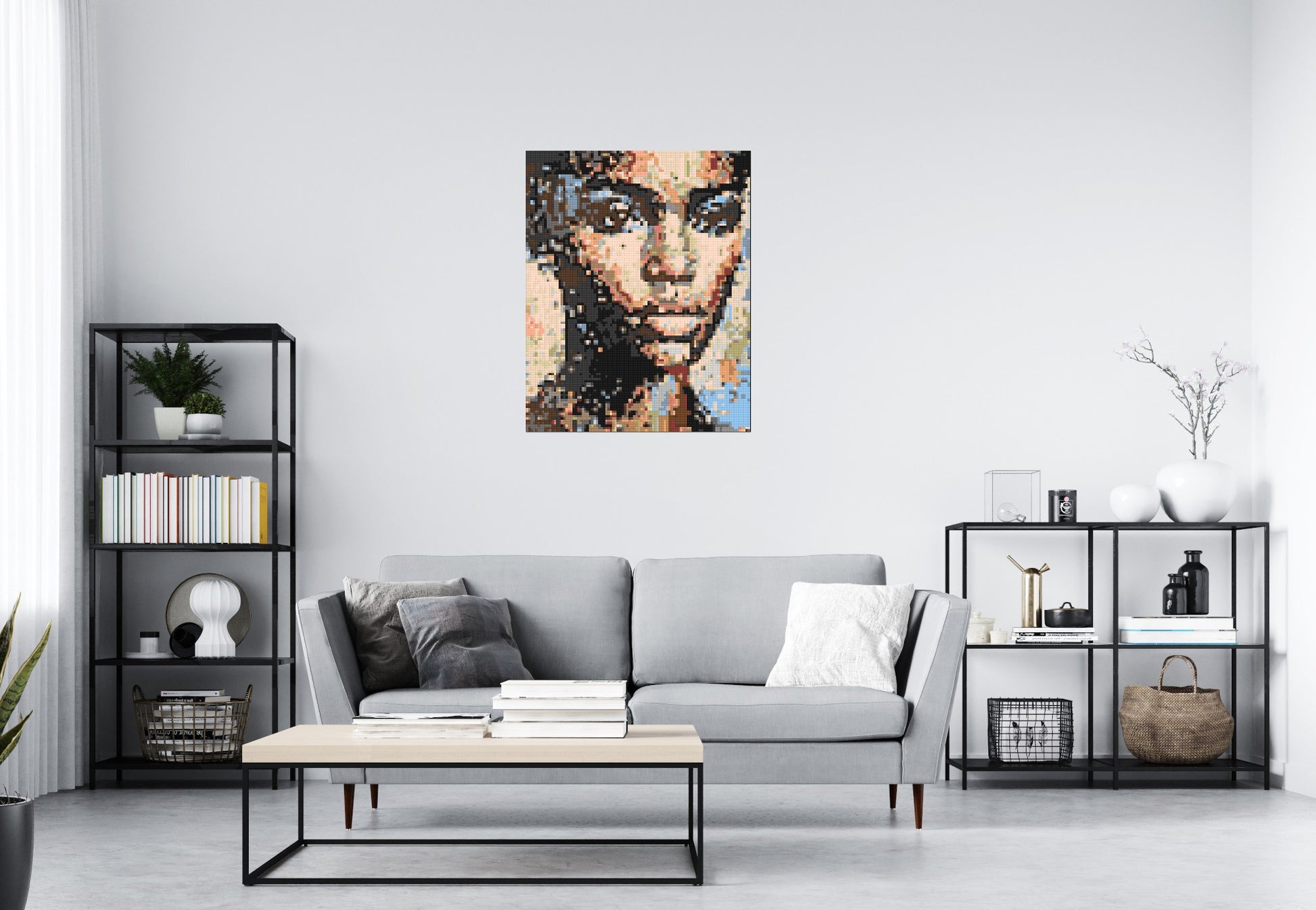 Ferocity – The Pulse of Untamed Energy by Joséphine Machalani - Brick Art Mosaic Kit 4x5 scene