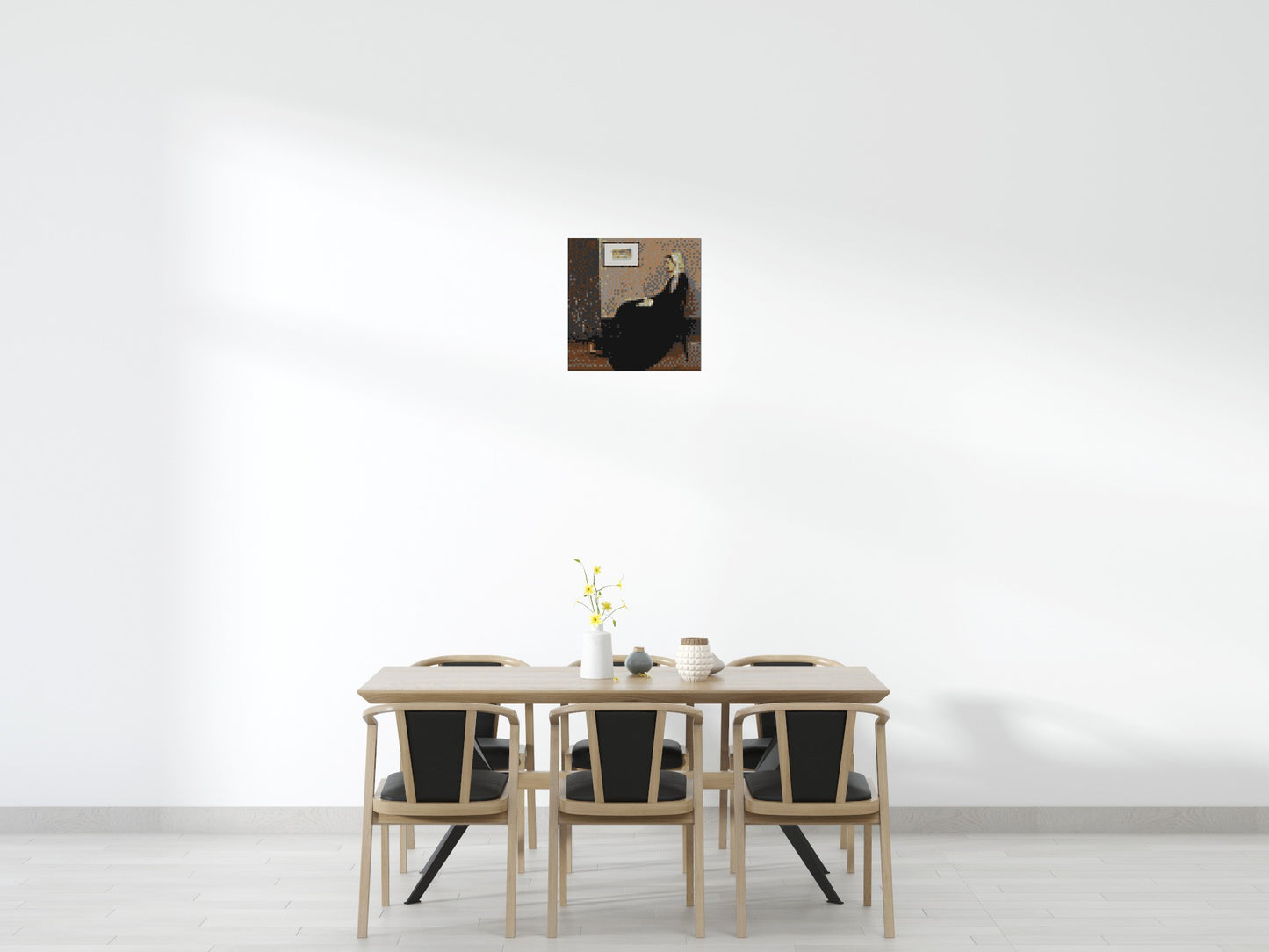 Whistler's Mother by James McNeill Whistler - Brick Art Mosaic Kit 3x3 large