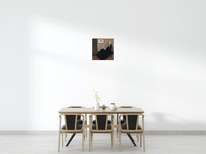 Whistler's Mother by James McNeill Whistler - Brick Art Mosaic Kit 3x3 large