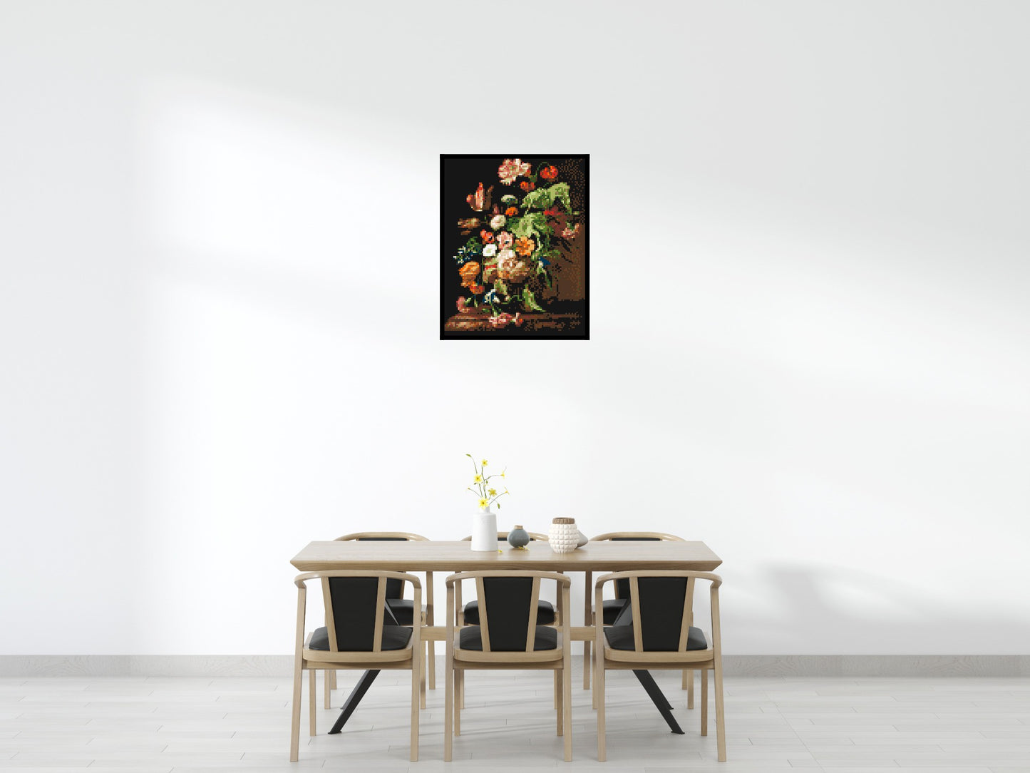 Still Life with Flowers by Rachel Ruysch - Brick Art Mosaic Kit 4x5 large