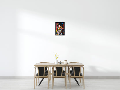 Michael Jackson Vector Pop Art Portrait - Brick Art Mosaic Kit 2x3 large