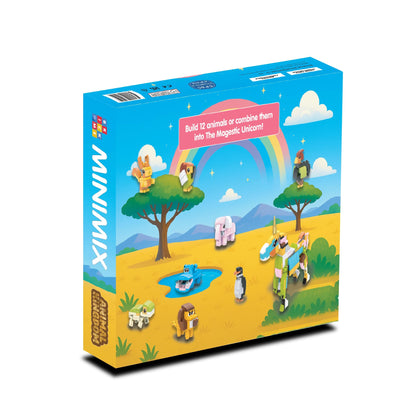 MiniMix: Regno animale | 12 in 1 + Majestic Unicorn Combo (324 pezzi)