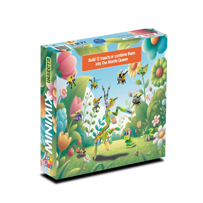 MiniMix: Insetti | 12 in 1 + Combo mantide regina (324 pz.)