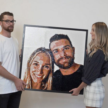 Personalised Brick Mosaic | Custom Mosaic Maker | LEGO-compatible Art