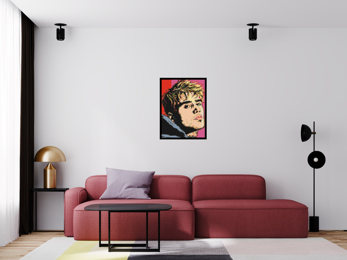 3x4 scene with frame