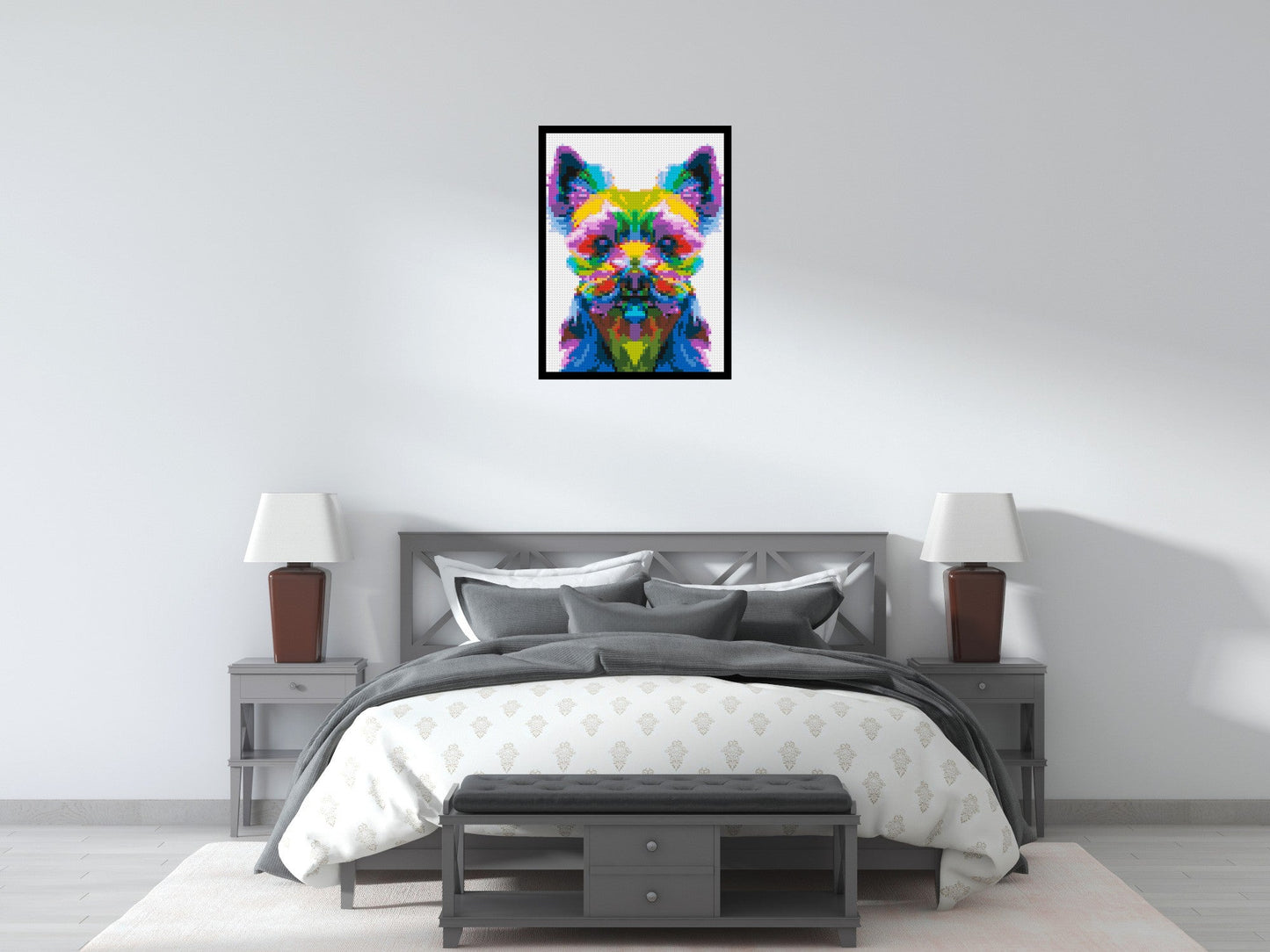 3x4 scene with frame