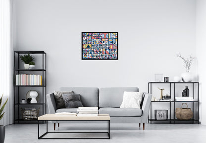 4x3 scene with frame