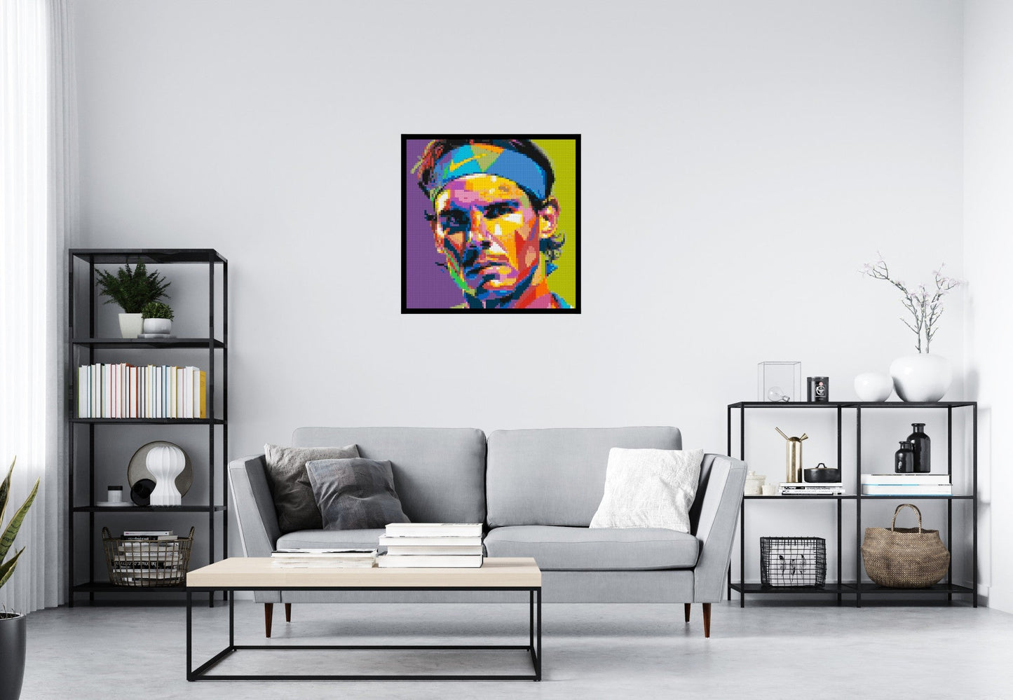 4x4 scene with frame
