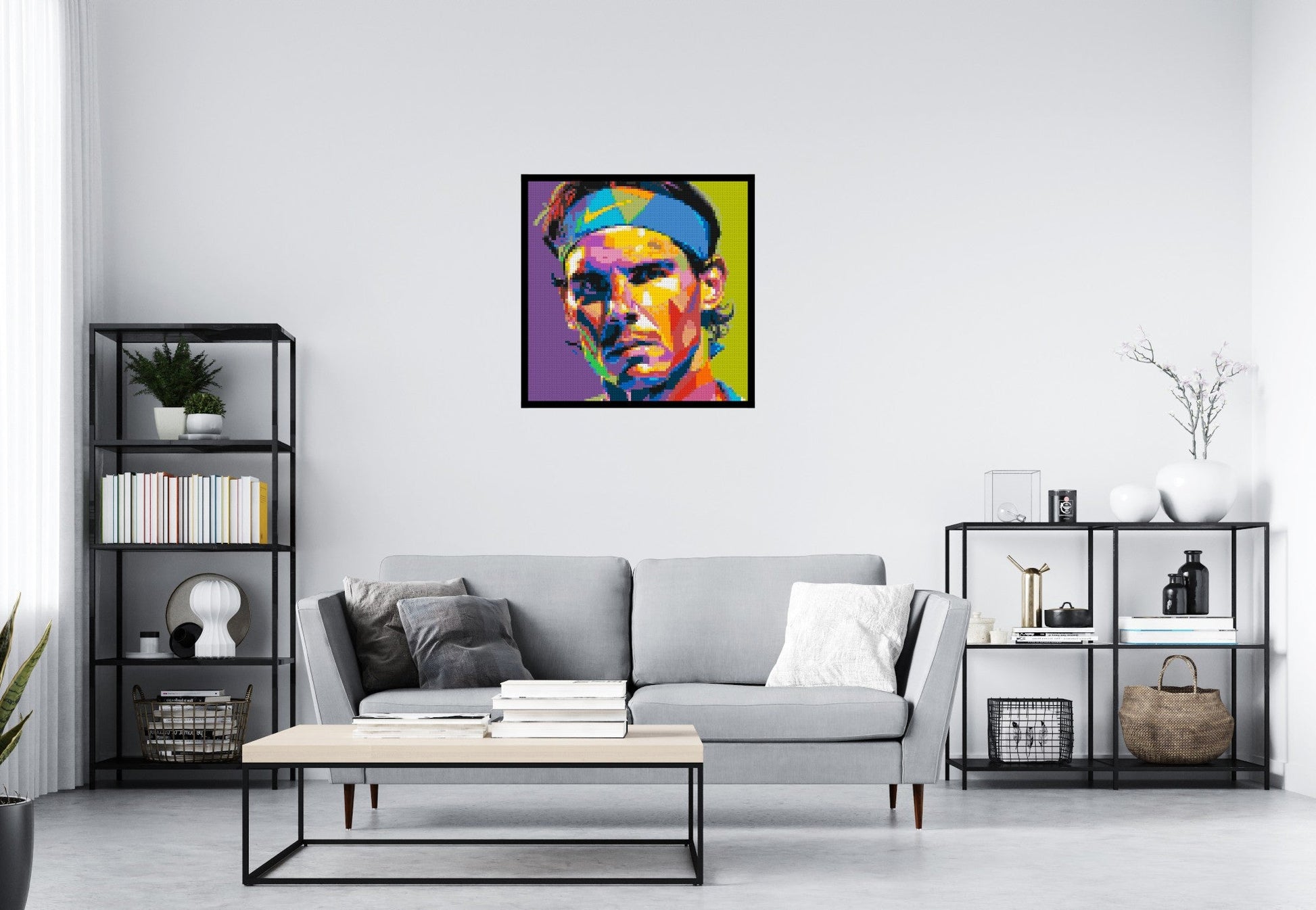 4x4 scene with frame