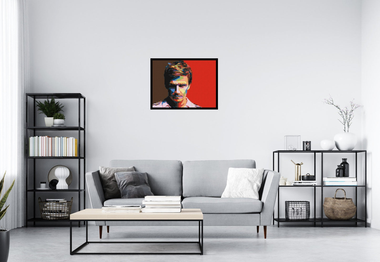 4x3 scene with frame